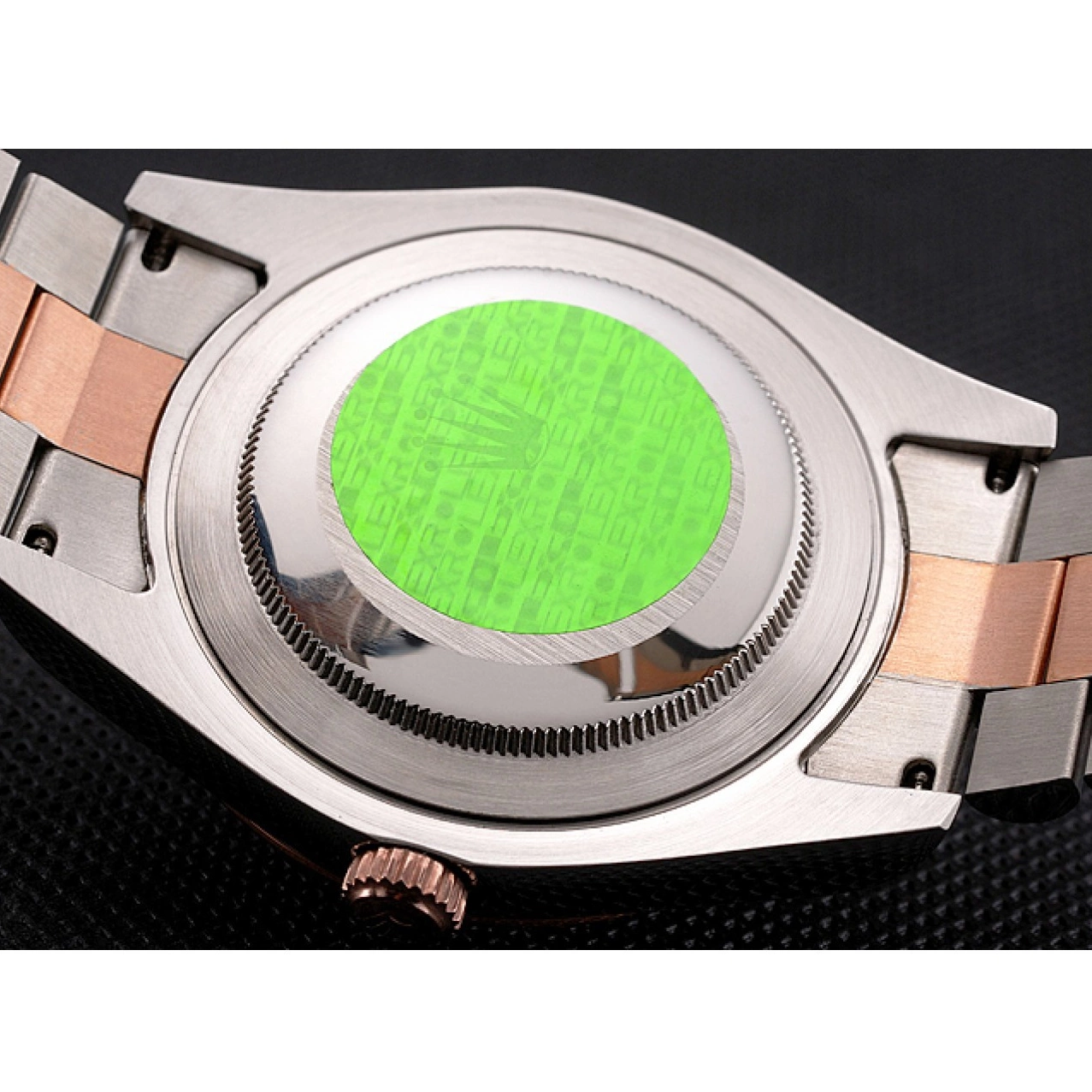 Aaa replica watch Stainless Two Tone Bezel White Case Rose Swiss Dial Steel Rolex Gold Bracelet Datejust 0625